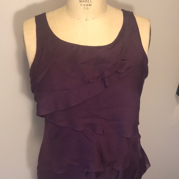 LOFT Tank Top Ruffle Blouse - Picture 5 of 7